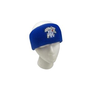 University Of Kentucky Wildcats Blue Knitted Vintage Unisex Ear Warmer Logo